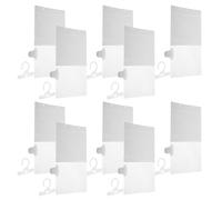 TOGEVAL Lot de 20 set de Sachets Déshumidificateurs Réutilisables Suspendus Crochets en Plastique Paquet Absorbeurs D’Humidité Transparents pour Placard Maison et Buanderie Contrôle de