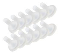 TOGEVAL Lot de 20 Tétines pour Chiots et Chatons Sucettes pour Distributeur d'eau et Lait Insert de Bol d'alimentation Lente Tétines Petites Tailles en Matériau Solide pour Animaux de