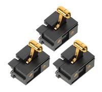 TOGEVAL Lot de 3 Interrupteurs Universels pour Tondeuse à Cheveux, Interrupteur à Boîte Noir et Rouge Contacts Métalliques, Commande de Tondeuse Électrique Rechargeable pour Usage