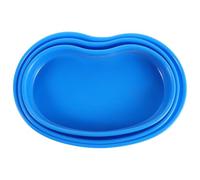 TOGEVAL Lot de 3 Plateaux Distributeurs en Plastique ABS de Rein Tailles Petit Moyen et Grand Plateau Compartimenté pour Tri Précis des Remède pour Chariot et Usage Hospitalier