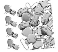 TOGEVAL Lot De 30 Attaches Métalliques En Acier Inoxydable En Forme De Cœur Pour Suspendre Des Draps De Lit Robustes Et Polyvalentes