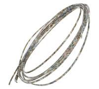 TOGEVAL Lot de 4 Bandes de Filet de Reliure en Plastique 3 MM Imitation Nacre pour Guitare Acoustique Classique Garnitures Solide Décoratives Outil de Réparation pour Concerts et