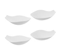 TOGEVAL Lot de 4 Coquilles de Protection Masculines Perforées de U, Blanches, Légères et Respirantes, pour Sous-vêtements de Sport et Maillots de Bain, Absorption des Chocs et