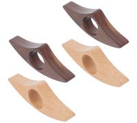 TOGEVAL Lot de 4 Porte-Pages en Bois Ergonomiques pour Pouce Accessoires de Lecture pour Romans Support de Doigt Léger et Robuste Maintien Pratique des Pages pour Bureau et Étude