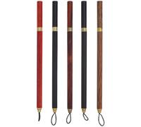 TOGEVAL Lot de 5 Crayons à Dessin en Bois Eternal - Crayons sans Encre Mines Remplaçables en Bois de Red Sandal Chicken Wing Black Tech Red Tech et Ebony - Outils Solide pour Artistes