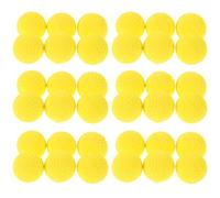 TOGEVAL Lot de 50 Balles de Golf en Mousse Eva Jaune Vif Petites Balles Rebondissantes Légères pour Entraînement Intérieur et Extérieur Souples pour Garçon et Filles et Adultes