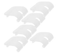 TOGEVAL Lot de 6 Clips de Fixation Latéraux Blancs pour Cages à Hamsters et Petits Animaux Accessoires Robustes en Plastique Anti-Fugue Compatibles Cages Métalliques 60 CM Sécurité et