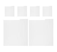 TOGEVAL Lot de 6 Séparateurs Alphabétiques en Vinyle Vierge Intercalaires de Classement pour Disques Vinyles CD et Dvd Organisateur de Rangement Polyvalent pour Bureau et Maison