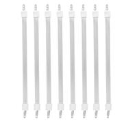 TOGEVAL Lot de 8 Tubes Chauffants en Quartz Infrarouge 25 CM Élément Chauffant Tubulaire pour Radiateur D’Appoint Électrique Haute Température Rechange pour Four Électrique Domestique