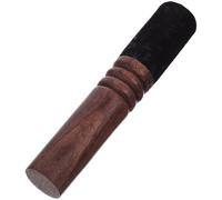 TOGEVAL Maillet pour Bol Chantant Tibétain en Bois de Pêcher Bâton de Frappe 6 Pouces Accessoire de Percussion pour Contemplation et Relaxation Bâton Robuste et Naturel