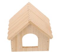 TOGEVAL Maison Bois pour Hamsters Refuges Douillets Et Espaces De Jeu pour Petits Animaux comme Cobayes Et Gerbilles Conçue pour Sommeil Serein Activités Amusantes