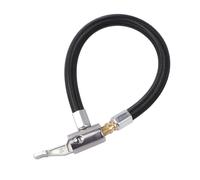 TOGEVAL Mandrin de Gonflage Verrouillable 10 CM avec Tube d'Extension pour Pompe à Air Adaptateur Métal Étanche Compatible Vélo Moto et Voiture Raccord Rapide sans Fuite