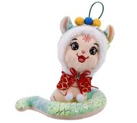 TOGEVAL Mascotte Peluche Serpent Douce et Décorative pour an Chinois Ornement pour Maison Bureau et Voiture Cadeau Festif Symbolique