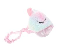 TOGEVAL Masque de Nuit Licorne en Tissu Doux Bandeau Élastique Hautement Extensible pour Dormir Confortablement Pendant les Siestes Nuit