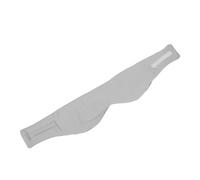 TOGEVAL Masque de Sommeil à Double Fonction Couvre-oreilles en Soie Glacée, Ajustable, Couleur Gris Nuage, Masque de Voyage Doux pour Hommes et Femmes, Protection Anti-lumière Bruit