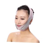 TOGEVAL Masque Facial Fin Et Sangle Faciale Fine Taille Unique Ajustable Lifting Visage Anti-double Menton Pour Femmes Sommeil Confortable Rose