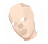 TOGEVAL Masque Raffermissant Visage sans Trace Taille Unique Élastique pour Femme Double Menton Rides Nuit Visage Intégral Confortable