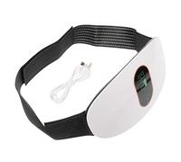 TOGEVAL Masseur Abdominal Électrique sans Fil Ceinture Amincissante Vibrante Portable pour Massage Taille et Abdomen Léger et Compact Adapté au Voyage L’Usage Quotidien