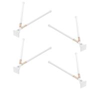 TOGEVAL Mât de Drapeau en Plastique Solide pour Voiture 4 Pièces, Porte-Drapeau pour Fenêtre de Véhicule, Clip de Fixation pour Vitre, Support de Drapeau Voiture Adapté aux SUV et