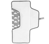 TOGEVAL Matelas à Portable et Pliable Imperméable Housse Drap-Housse Blanc pour -Né Alèse Compacte pour Voyages et Change Bébé en Extérieur