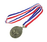 TOGEVAL Médailles de Récompense en Alliage de Zinc Petite Médaille Portable Plaque Suspendre Décoration Métallique pour Compétition de Sports et Arts Martiaux pour Événements