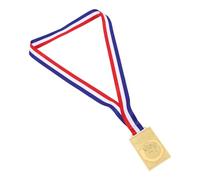 TOGEVAL Médailles d'or de Taekwondo en Métal Carré - Lot de 1 Médaille de Compétition Sportive - Prix Sportifs en Or pour Vainqueurs - Récompense Officielle pour Épreuve de Taekwondo