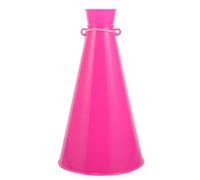 TOGEVAL Mégaphone en Plastique Rose Fuchsia, Mini Haut-Parleur Bruyant pour Événements Sportifs et Fêtes, Klaxon de Fête Léger et Résistant, pour Cheerleading et Supporteurs