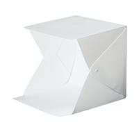 TOGEVAL Mini Boîte Lumineuse Pliable 20 CM Éclairage LED Tente Photo Portable en EVA Légère Diffuseur Anti-Scintillement Fond 4 Couleurs pour Photographie D’Objets Petits et