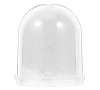 TOGEVAL Mini Boule à Neige en Plastique Transparente DIY Cadre Photo Décoration de Table Hivernale Présent d'Invité pour Fêtes et Anniversaires Accessoire Créatif pour Loisirs et