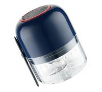 TOGEVAL Mini Hachoir Ail Électrique Rechargeable USB Broyeur Multifonction Compact pour Cuisine Presse-ail sans Fil pour Viande Gingembre et Légumes Usage Domestique et Professionnel