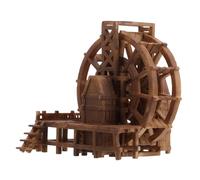 TOGEVAL Miniature Waterwheel Ornament Accessoire De Fontaine Zen Résine pour Poissons Modèle De Roue à Eau pour Aménagement De Bassins Et Aquariums Décoration pour Mini Jardins Et