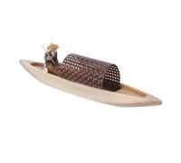 TOGEVAL Modèle de Bateau Non Décoration Miniature de Voilier Ornement Nautique pour Bureau et Paysage Océanique Décor Artisanal pour Intérieur