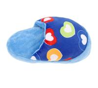 TOGEVAL Molaire Résistant pour Chien Accessoire à Mâcher en Peluche Forme Pantoufle Qui Couine pour Chiots Protège Draps et Canapé