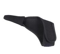 TOGEVAL Moufles de Pêche Doigt Noir Antidérapant, Protection Solaire Index Respirant et Absorbant, Accessoire Léger pour Lancer et Activités Plein Air, Unisexe Compatible Main Gauche