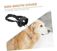 TOGEVAL Muselière pour Chien Ajustable Nylon Respirant Protection Aboiement et Morsure Réglable Selon la du Chien pour Empêcher Morsures et Ingestion Indésirable