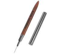 TOGEVAL Nail Drawing Pen With Wooden Handle Fine Tip For Precise Nail Art Ergonomic Grip Women Accessory For Detailed Line Drawing And Outlining