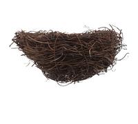 TOGEVAL Nid Oiseaux Rotin Tressé Décoratif Naturel pour Jardin et Maison Nid Artificiel Réaliste Ornement Rustique pour Petits Oiseaux et Décoration de Pâques Accessoire Artisanal