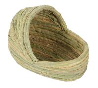 TOGEVAL Nid Tissé Paille pour Poules Abri Naturel pour Petits Animaux Lit Confortable pour Pondoir et Élevage Facile à Nettoyer Adapté à Toutes de Poulets