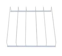 TOGEVAL Organisateur de Boissons pour Réfrigérateur 40x42 Cm, Support Réglable Anti-renversement en Matériau Robuste, Rangement Sécurisé pour Canettes et Bouteilles, Adapté la Cuisine