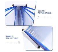 TOGEVAL Organisateur Mural de Dossiers Pochettes Support de Fichiers Pivotant Fer et PVC Présentoir Mural pour Brochures et Documents Rangement pour Bureau et Réunions