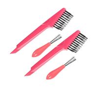 TOGEVAL Outil de Nettoyage pour Brosse à Cheveux Multifonction Peigne Nettoyeur Léger et Compact avec Griffes Nettoie Efficacement les Cheveux Résidus pour Usage Quotidien et Voyage