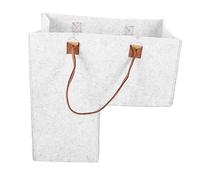 TOGEVAL Panier de Rangement L en Feutre pour Escaliers Grand Capacité Support pour Vêtements et Jouets Design Moderne pour Maison Panier à Linge