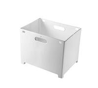 TOGEVAL Panier De Rangement Pour Linge Sale Paniers À Linge Pliables En Plastique Blanc Petit Format
