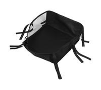 TOGEVAL Panier de Rangement Sous Poussette Renforcé Noir Grand Format avec Planche Organisateur Sous Siège pour Accessoires Capacité pour Couches Biberons Jouets et Courses