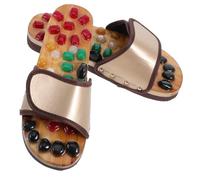 TOGEVAL Pantoufles de Massage Unisexes avec Acupression Pierre Semelle Respirante Confortable Fatigue Quotidien Chaussures de Réflexologie pour Maison