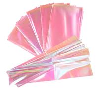 TOGEVAL Papier d'Emballage Cellophane Irisé 40 Feuilles 50X60 CM Film d'Emballage Coloré pour Bouquets Artisanat DIY Décoration Présent Film Transparent Fleuriste Polyvalent