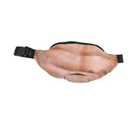 TOGEVAL Paquet Banane Amusant Ventre Gros, Pochette de Ceinture Farce en Tissu Polyester, Multifonction pour Hommes, Usage Extérieur Randonnée et Voyage, Modèle 09 Abdominale,