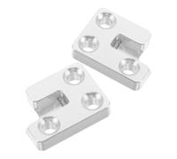 TOGEVAL Paquet de 1 Paire de Crochets de Maintien à Fermeture Douce pour Couvercle de Piano Droit, Acier Renforcé, Revêtement Résistant aux Intempéries, Compatibles avec Piano Droit,