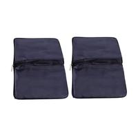 TOGEVAL Paquet Fourre-Tout Pliable Cabas de Courses en Tissu Oxford, Bleu Marine, Léger et Réutilisable, pour Supermarché et Voyage, Lot de 2 Paquet Écologiques Pratiques et Solide