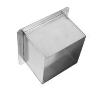 TOGEVAL Passe-câble Intégré Au Comptoir En Acier Inoxydable 304, Œillet Carré Amovible Pour Goulotte à Déchets, Vide-ordures Cuisine Pour Restaurant, Bureau, Installation Encastrée